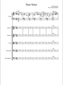 YOUR VOICE ORCHESTRA PARTITURA